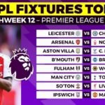 epl fixtures