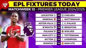 epl fixtures